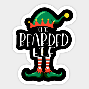 ELF christmas - The Bearded ELF christmas Sticker